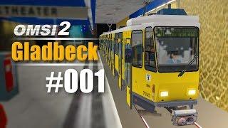 OMSI 2 Projekt Gladbeck 2016 mit der Straßenbahn U-Bahn Tatra KT4Dtm #001 - Start am Betriebshof