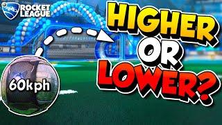 The Higher Lower Game in Rocket League