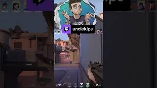 скилл и небольшой анлак  unclekips  #Twitch #shorts #valorant