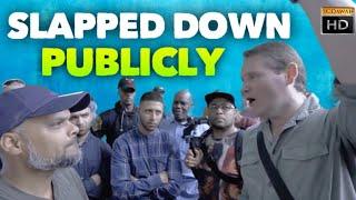 Slapped down publicly Hashim Vs Christian Speakers Corner