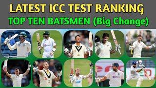 Latest ICC Test Ranking  Top 10 Batsmen in Test Ranking 2021