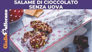 SALAME DI CIOCCOLATO SENZA UOVA