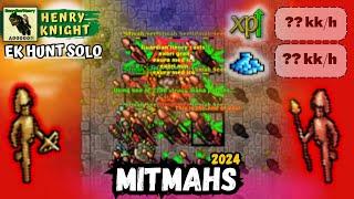 Tibia - Knight Level 1030 hunt solo MITMAHS  Ek Hunt Solo #201