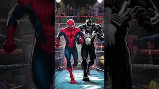 Spiderman vs RED HULK  Boxing Match  #avengers #superhero #marvel #venom #spiderman #venom2