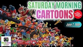 NBC Saturday Morning Cartoons with commercials June 7 1986 Part 1