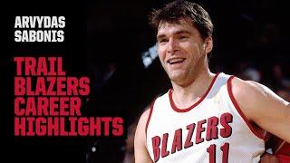 Arvydas Sabonis Trail Blazers Career Highlights