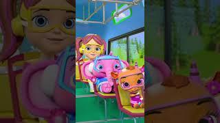 Koła na Autobusie #youtubeshorts #music #funn #littletritans #cartoon #wheelsonthebus