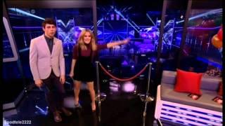 Caroline Flack & Matt Richardson Week 13 Birthday Week SAT Funny Xtra Factor Highlights 2013