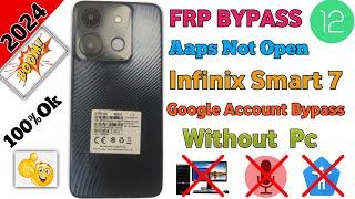 Infinix Smart 7 7 HD Frp Bypass Android 1213 Infinix X6516 X6515 Google Account Remove Without Pc