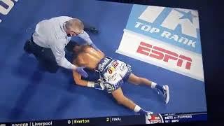 Oscar Valdez BRUTAL KNOCKOUT vs Miguel Berchelt  Fight Highlights KO Knocked out cold 