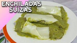 Enchiladas Suizas Faciles  #cocinandoconmama