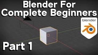 Part 1-Blender Beginner Tutorial Basic Navigation & Shortcuts Updated Tutorial Link in Description