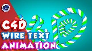 Cinema 4D Text Animation Tutorial  C4D Text Animation Tutorial