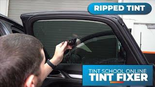 Tint Fixers - RIPPED TINT   - Installing - Side Windows - How To Tint Windows