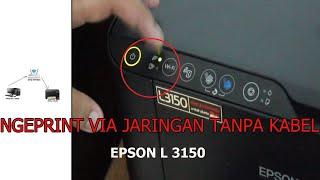 Setting PRINTER EPSON L3150 Via Wifi Jaringan tanpa Kabel