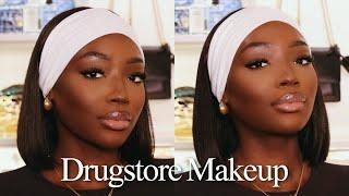 Detailed Drugstore Makeup Tutorial for WOC - MUST HAVE Affordable Makeup for Darkskin  AMINACOCOA