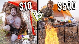 $10 VS $500 MOUNTAIN CAMPSITES *Budget Challenge*