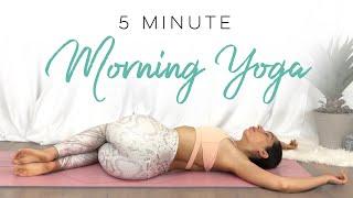5 Minute Yoga  BEST Morning Yoga To Start Your Day 