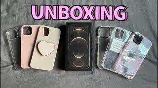 iPhone 12 Pro Gold Unboxing + cases 
