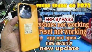 Tecno Spark Go 2023 BF7 Remove Google Account  FRP Bypass  New Trick  FRP Unlock Tecno