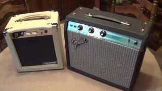 $99 5W Stage Right Amp vs Vintage Silverface Champ.....Fair Match or Slaughter ??