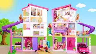 Neues Barbie Puppe Haus mit Schwimmbad