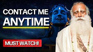 5 Ways To Contact SADHGURU Today