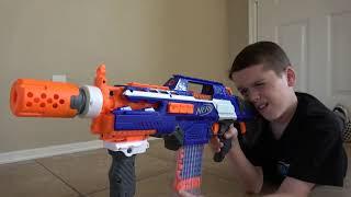Nerf Blaster Battle Deadly Rattlesnake Toy Attacks Ethan Vs. Cole Vs. Vicious Reptile Toy