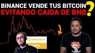 BINANCE VENDE tus BITCOIN BNB en CAIDA…