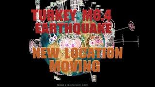 2202023 -- Turkey struck by ANOTHER large M6.4 Earthquake -- New Location moving after warning