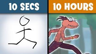 Animating a RUN in 10 Seconds vs 10 Hours