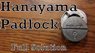 How to Solve the Hanayama Padlock Puzzle