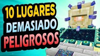  10 Lugares Más Peligrosos de Minecraft