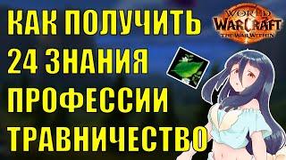 КАК ПОЛУЧИТЬ 24 ЗНАНИЯ ПРОФЕССИИ ТРАВНИЧЕСТВО СЕКРЕТНЫЕ СОКРОВИЩА Wow The War Within 11.0.2