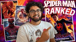 Spider-Man Movies Ranked w Spider-Man Across the Spider-Verse