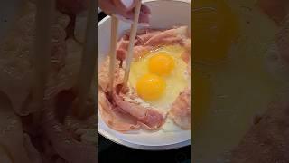 Best Ham & Eggs #shorts #asmr #recipe