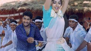 Nuvvu Vijilesthey Full Video Song 5.1 Dolby Atmos Audio Simhadri MovieJr NTR