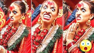 दुल्हन का ऐसा रूप देखकर दूल्हे की रूह कांप गई ।। Must Watch Funny Wedding Moments