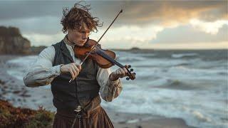 Irish Celtic Fiddle Music  Beautiful Views of Ireland Scotland and Wales