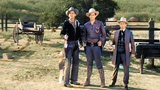 Western  Guns of Justice  Colorado Ranger 1950 James Ellison Russell Hayden  Colorized Movie