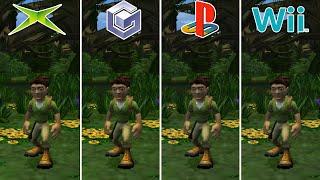 Pitfall The Lost Expedition 2004 Xbox vs GameCube vs PS2 vs Wii Best Graphics Comparison