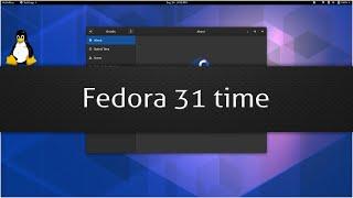 Fedora 31 time