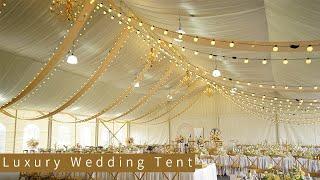 Liri Tents - Wedding Event Tent  White Event Tent  Temporary Outdoor Wedding Tent