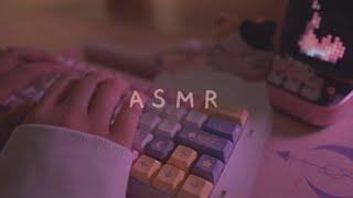 Cozy ASMR  typing on 9 different Keyboards no mid-roll ads