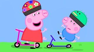 Peppa Pig Official Channel  George Learns How to Scooter from Peppa Pig