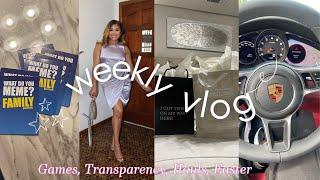 Weekly Vlog I’m inconsiderate Car Shopping + Game Night + Easter Sunday More.