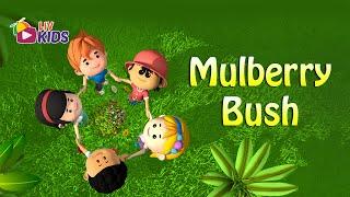 Here We Go Round The Mulberry Bush with Lyrics  LIV Kids Nursery Rhymes and Songs  HD