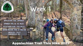 Week 1  Appalachian Trail Thru Hike 2023