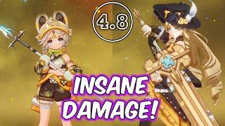 Kachina & Navia  Spiral Abyss 4.8 Floor 12  Full Star Clear