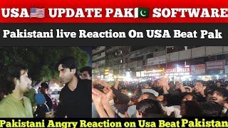 Pakistani live Reaction on Super over When Usa Win Against Pakistan  Pakistani Reactions